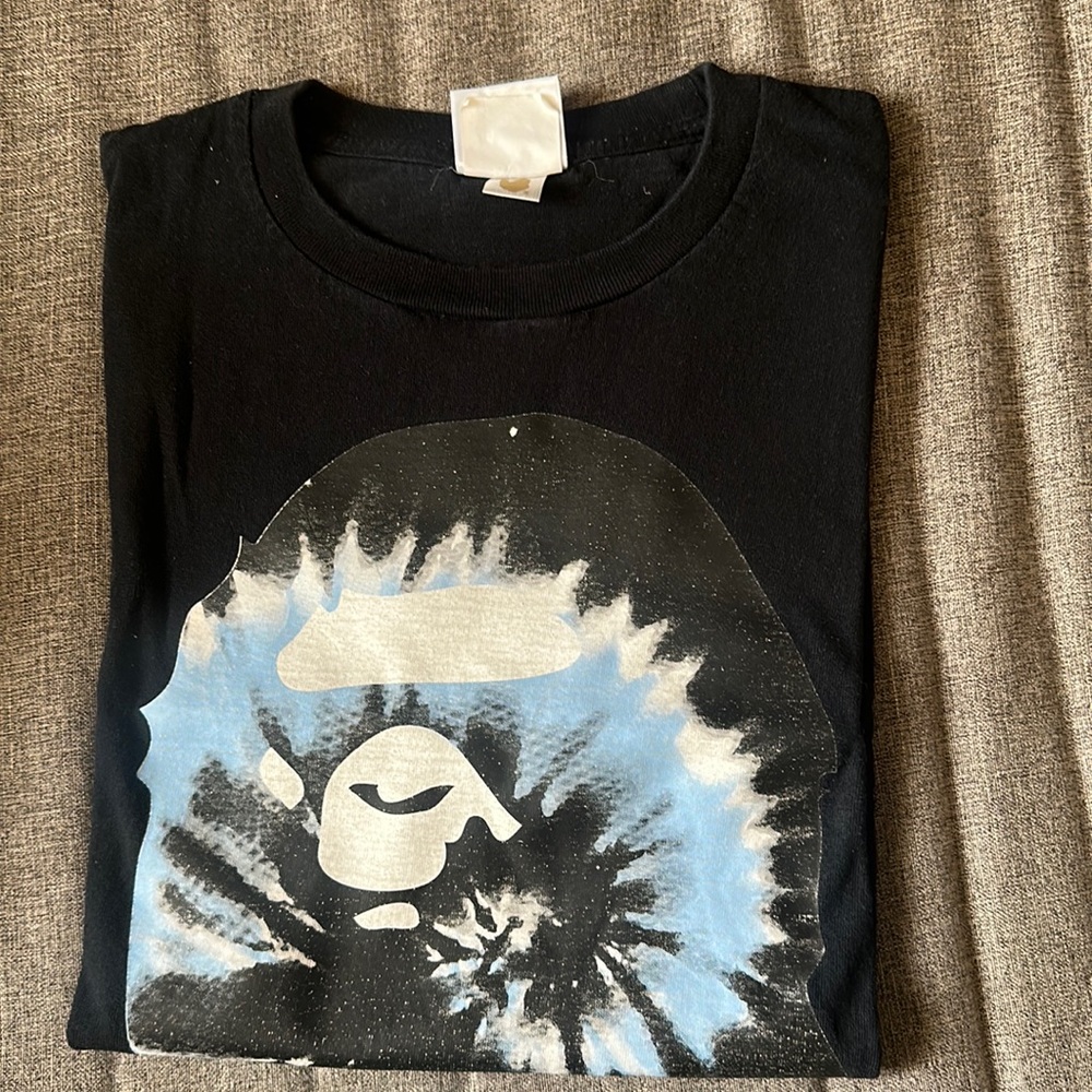 Bape Tie Dye Big Ape Head Tee